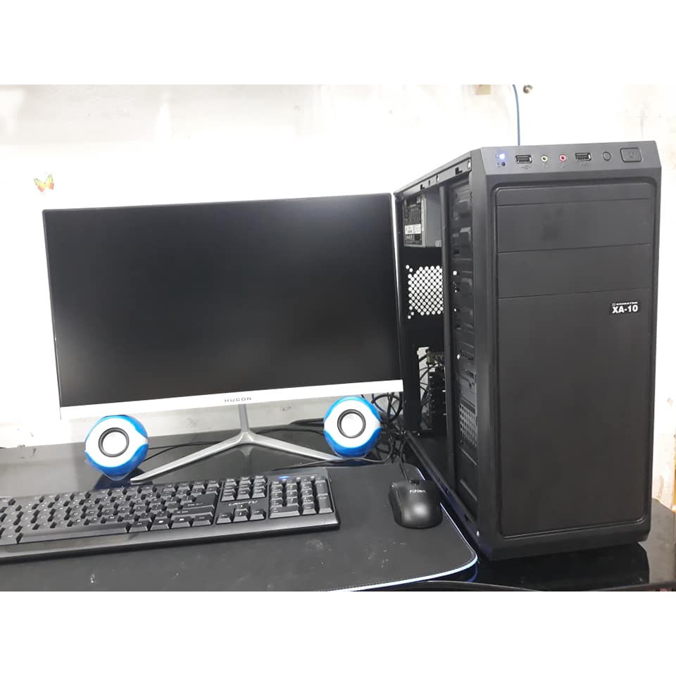 Bộ máy tính để bàn giá rẻ màn 24 inch cong, ful viền, mới ful hộp BẢO HÀNH 12 THÁNG | BigBuy360 - bigbuy360.vn