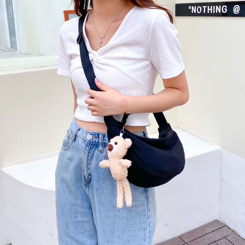Túi Xách Canvas Mini 3 Kiểu Dễ Thương Xinh Xắn Dành Cho Học Sinh