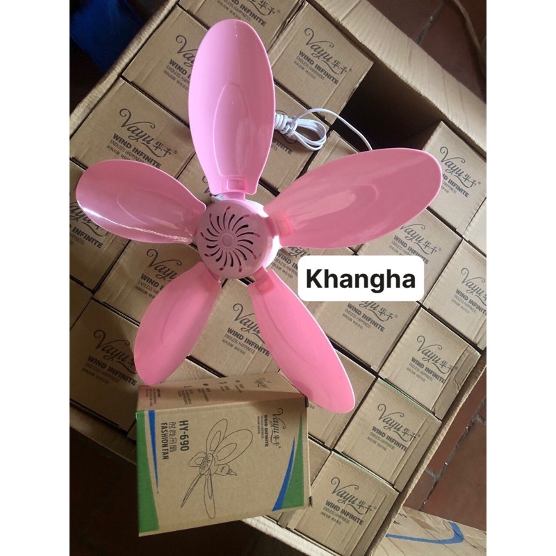 Quạt Trần màn 5cánh đẹp mắt HY-690, Công suất 15W