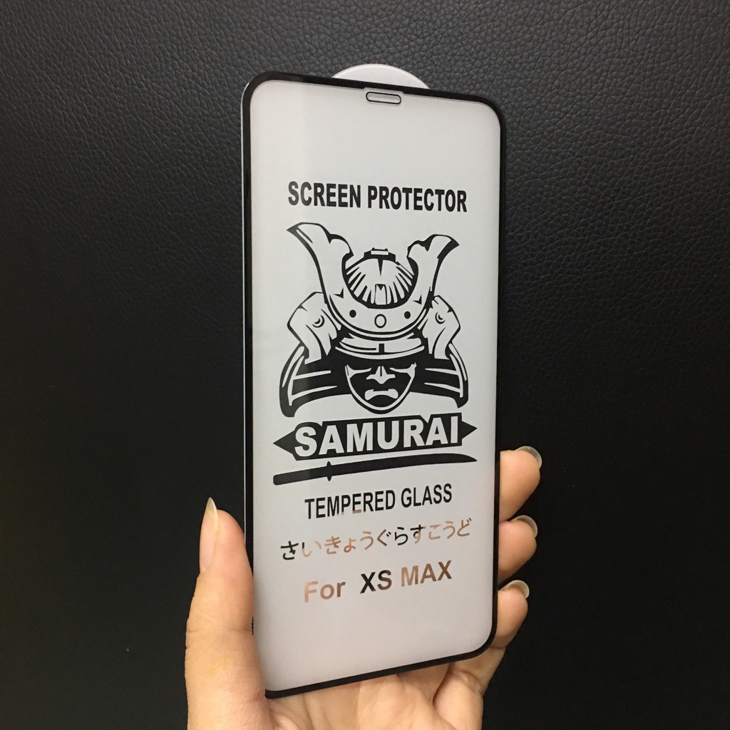 Kính cường lực Iphone Samuraii xịn 9D full màn dành cho Iphone X/Xs/XsMax/11Pro/11ProMax