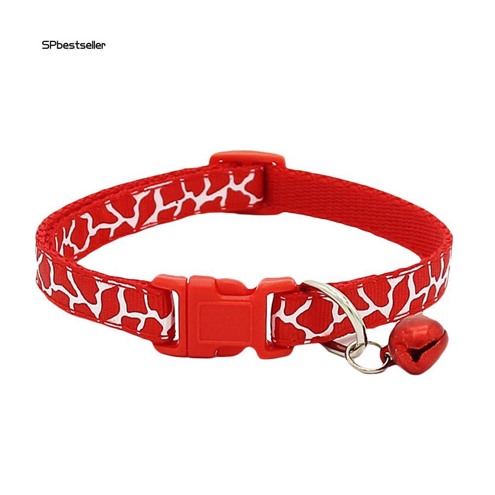 Vòng cổ thú cưng gắn chuông nhỏ xinh xắn nhiều màu sắc tùy chọn