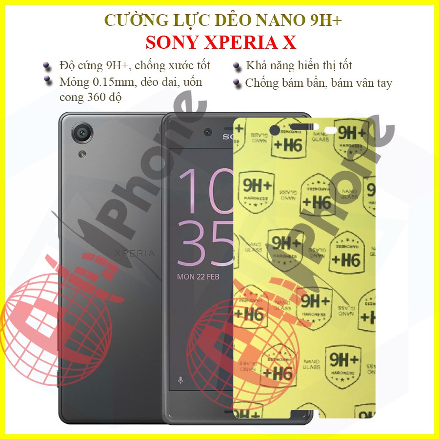 Dán cường lực dẻo nano Sony Xperia X