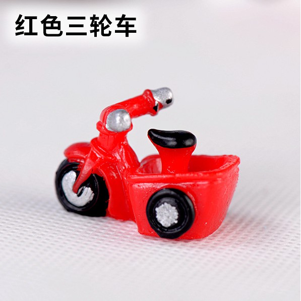 Mô hình xe vespa trang trí tiểu cảnh, nhà búp bê, DIY