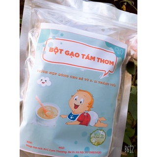 Bột gạo tám dùng nấu bột cho bé