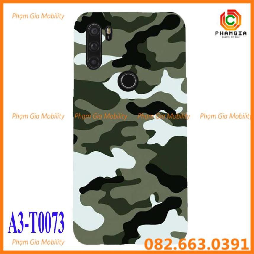 Ốp lưng ép kính Vsmart Active 3 in hình Camo, anime chất
