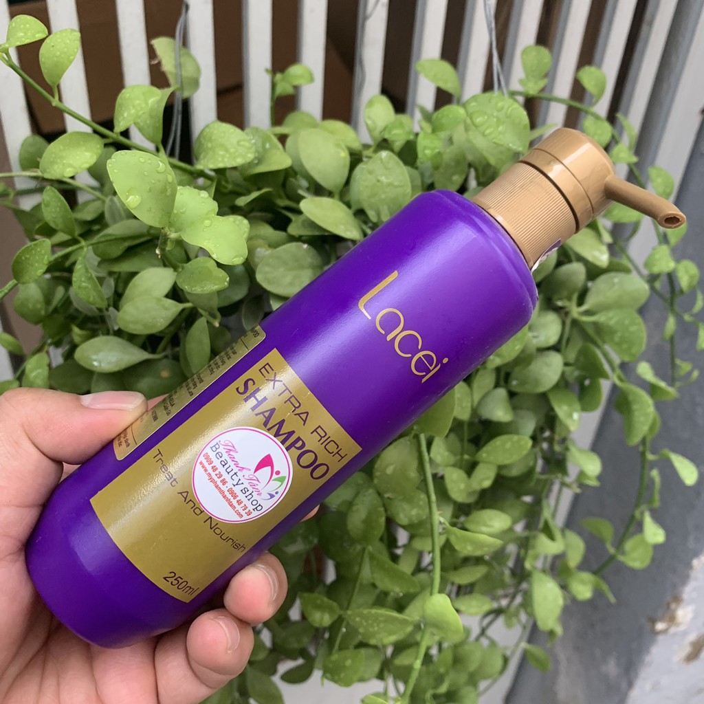 🇻🇳 Bộ bảo vệ tóc gội xả và xịt dưỡng tóc Lacei Extra Rich 800mlx2/200ml