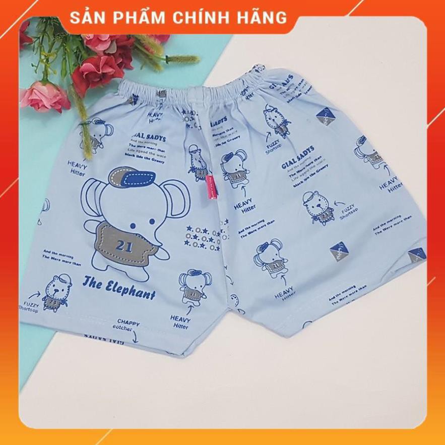 Quần Đùi Sơ Sinh In Hình Gấu Cho Bé Dưới 7kg