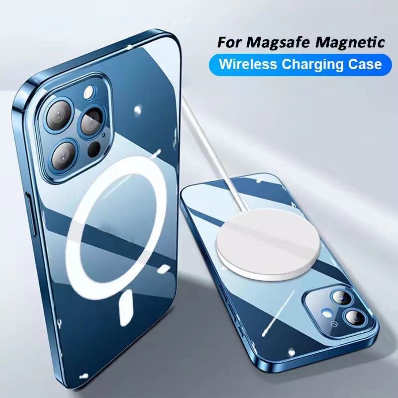 Ốp Điện Thoại Từ Tính Chống Sốc Cho iPhone 12 11 13 Pro MAX mini XR X XS MAX 7 8 Plus