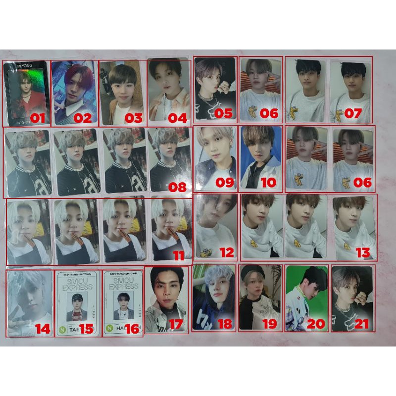 Ảnh thẻ Photocard NCT 127, NCT Dream, WayV tổng hợp universe, glitch mode, 2baddies, ayyo, candy,...