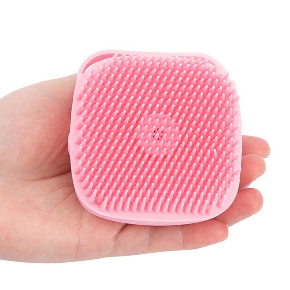 Bàn chải tắm bằng silicon 2 trong 1 tiện dụng cho thú cưng