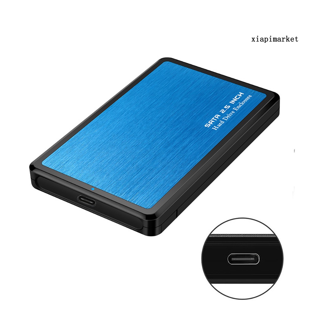 MAT_Zinc Alloy USB 3.0 SATA 2.5 inch Hard Drive Enclosure SSD Solid State Disk Case