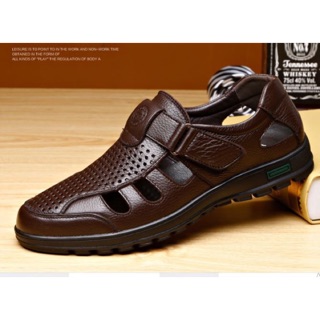 Giày lưới da bò