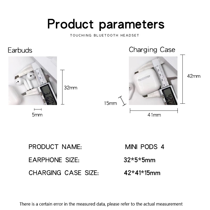 Tai nghe nhét tai Topewon Mini Headphone BlueTooth không dây cao cấp dành cho Android Iphone