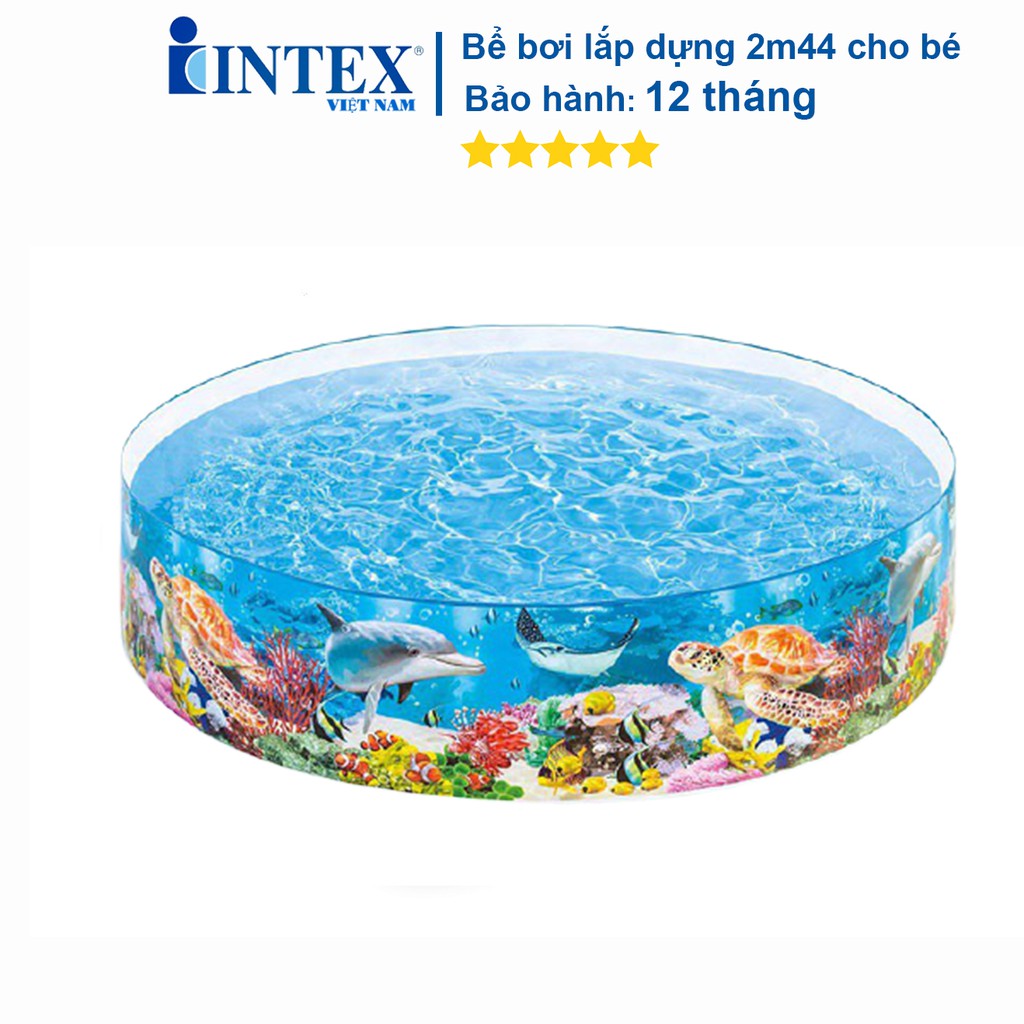 Bể bơi dựng hình đại dương 2m44 intex 58472