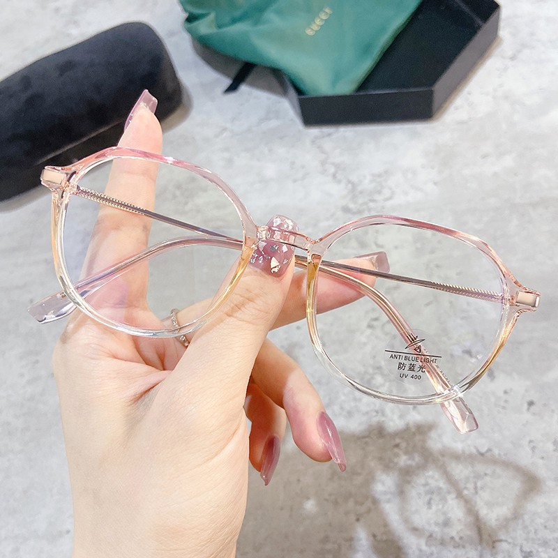 Mắt Kính Gọng Tròn Chống Ánh Sáng Xanh Thời Trang Hàn Quốc Jz8916 | BigBuy360 - bigbuy360.vn