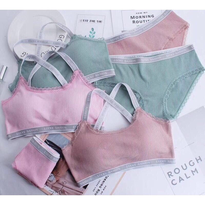 BỘ ĐỒ LÓT THUN GÂN XUẤT NHẬT SIÊU HOT