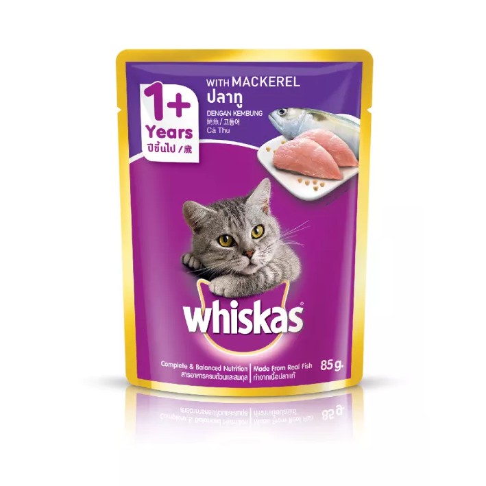 [CHÍNH HÃNG] Pate Whiskas gói 85g - Pate cho mèo