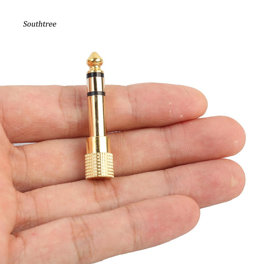 Jack chuyển đổi đầu cắm 6.35mm sang lỗ cắm 3.5mm gắn tai nghe tiện dụng
