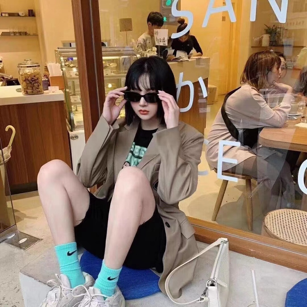 Vớ Thể Thao Cổ Cao Màu Sắc Kẹo Ngọt Phong Cách Hàn Quốc Dành Cho Cặp Đôi