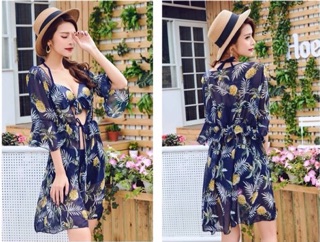 Bikini set 3_ hoạ tiết hoa rực rỡ
