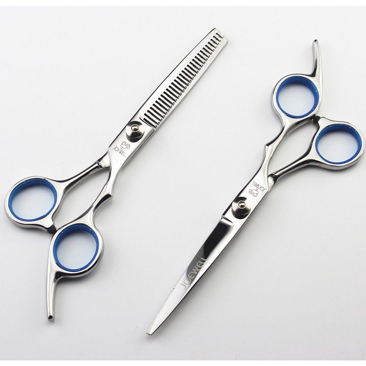 Kéo Cắt Tỉa Tóc Nhật Bản Joewell Ốc Trắng Cao Cấp Thép Không Gỉ
