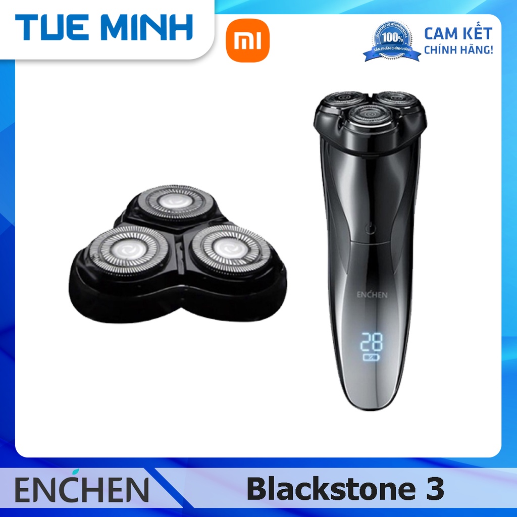 Máy cạo râu Enchen Blackstone 3 chống nước IPX7 pin sạc siêu bền - Hàng chính hãng, Bảo hành 6 tháng