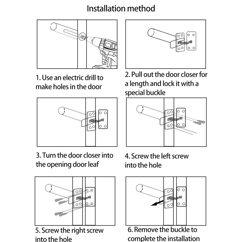 Bản Lề Đóng Cửa Tự Đóng Có Thể Điều Chỉnh