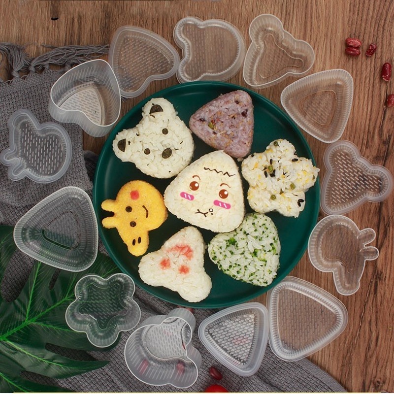 Khuôn tạo hình động vật làm món sushi/bento/onigiri tam giác kiểu Nhật
