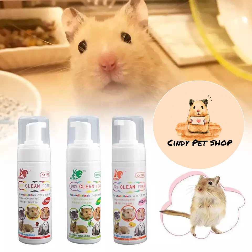 Bọt tắm khô cho Hamster, Sóc Bông, Sóc Bay, Sóc Đất, Thỏ, Bọ, Dumbo Rat...