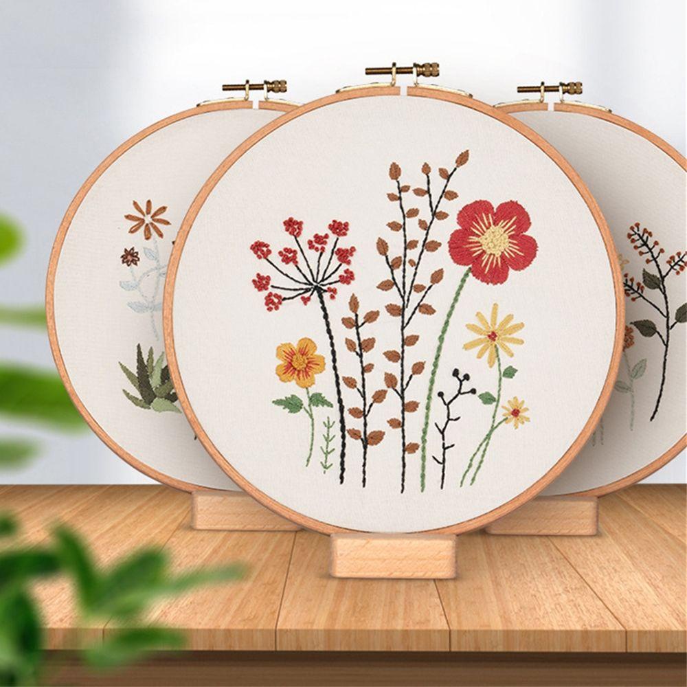 Vòng Thêu Thủ Công DIY Họa Tiết Giáng Sinh Trang Trí Đa Ứng Dụng