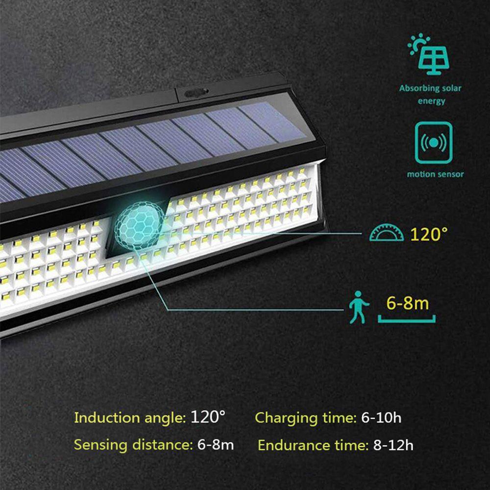 Đèn LED Cảm Biến Sử Dụng Năng Lượng Mặt Trời Chống Thấm Nước Trang Trí Sân Vườn Ngoài Trời