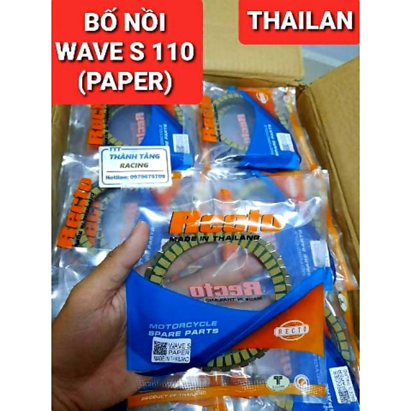 BỐ NỒI WAVE S 110 (PAPER) RECTO MADE IN THAILAN