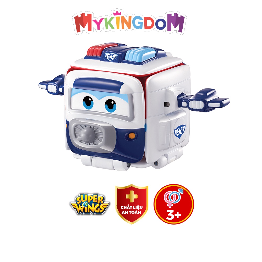 Đồ chơi mô hình SUPERWINGS Hộp biến hình Super wings- cảnh sát Paul YW740575