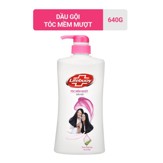 Nước rửa tay diệt, sát khuẩn &amp; Dầu gội Lifebuoy tóc dày mượt cho cả gia đình - Shop Viloet