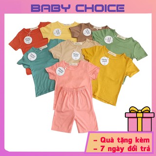 Quần áo trẻ em MINKY MOM chính hãng cộc tay cho bé sơ sinh 0 24 tháng tuổi bé gái bé trai nam nữ quan ao tre em BCT2