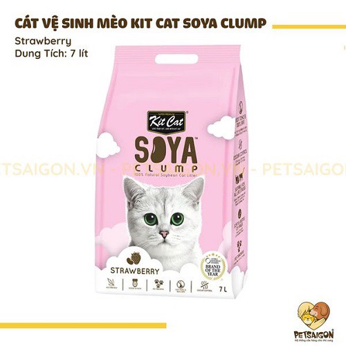 [CHÍNH HÃNG] CÁT VỆ SINH KITCAT ĐẬU NÀNH SOYA CLUMP 7L