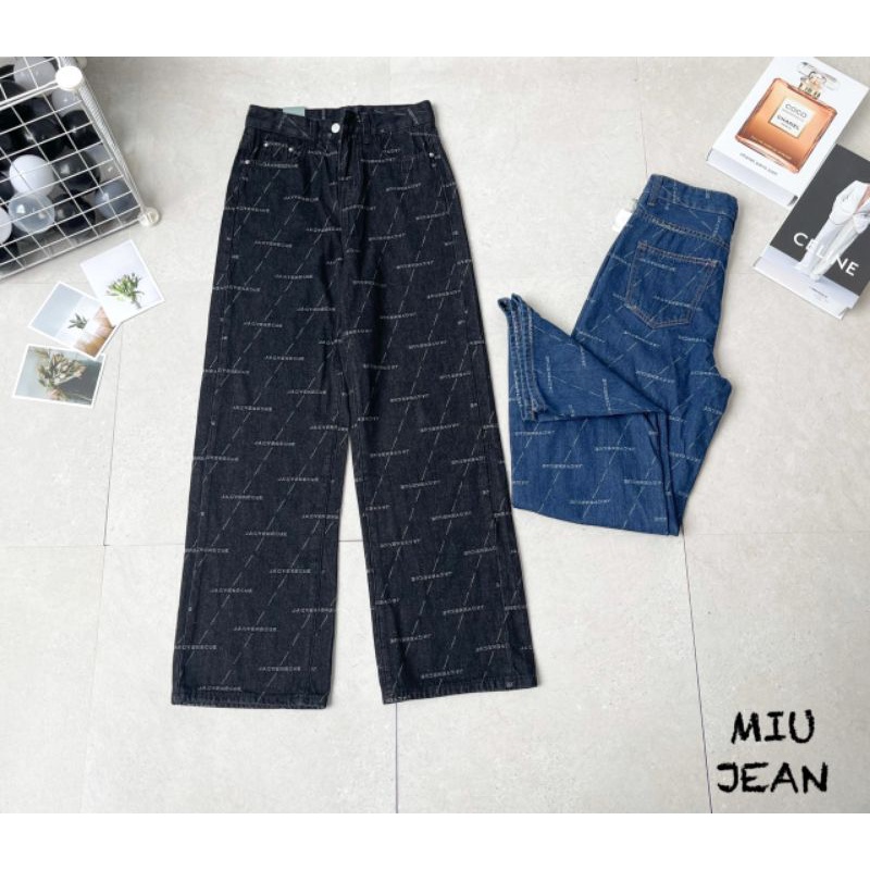 Quần jean chữ ống suông hàng QCL1