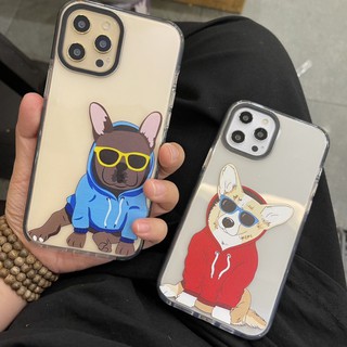 Ốp lưng iphone - ốp iphone hoạ tiết chó pug và corgi