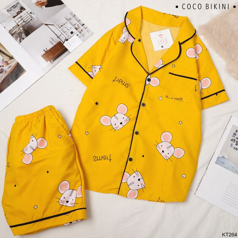 [Mã WA2207 hoàn 12% xu đơn 99k] 𝑪𝑶𝑪𝑶 𝑩𝑰𝑲𝑰𝑵𝑰 Bộ Đồ Ngủ - Đồ Mặc Nhà Kate Thái ( KT264 ) | BigBuy360 - bigbuy360.vn