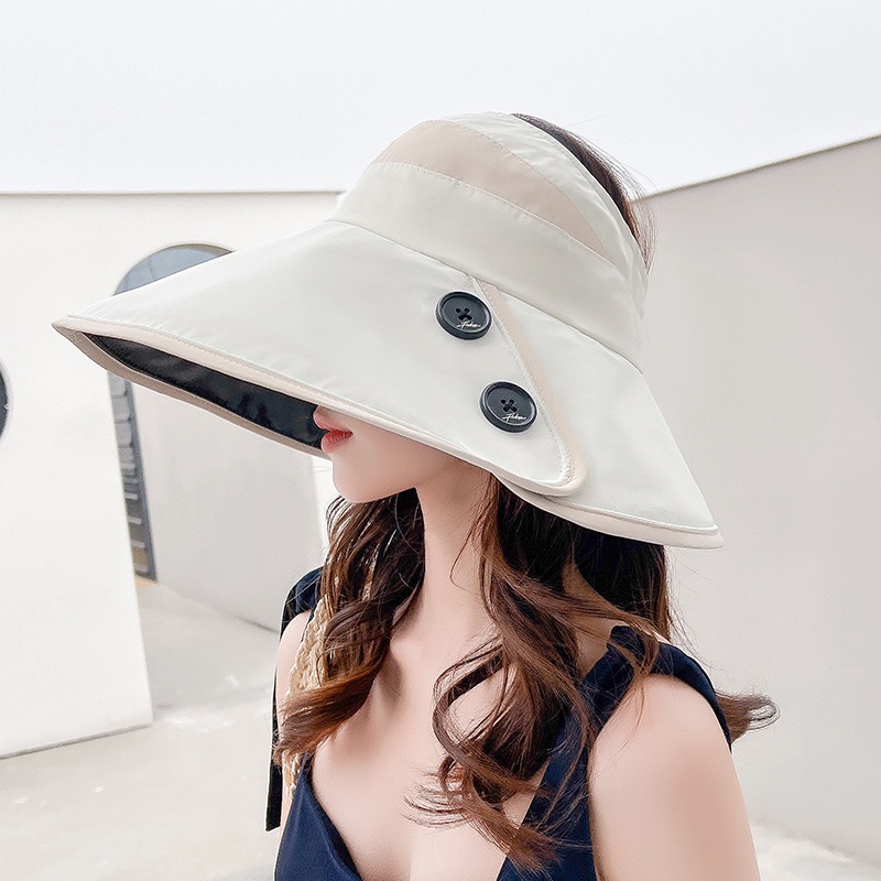 Mũ vành oversize chống nắng chống tia cực tím thoáng khí thời trang mùa hè cho nữ