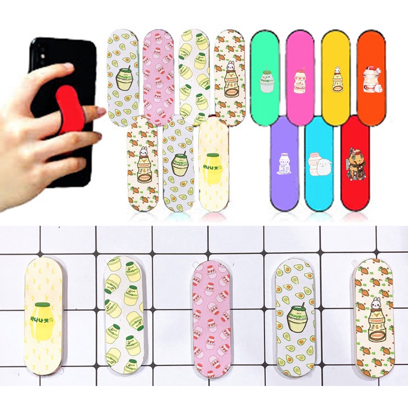 giá đỡ điện thoại dáng đứng bò sữa IRDI2 quả bơ trà sữa trứng lười yakult hoa cúc GD gudetama shiba roro jump ussayuuun