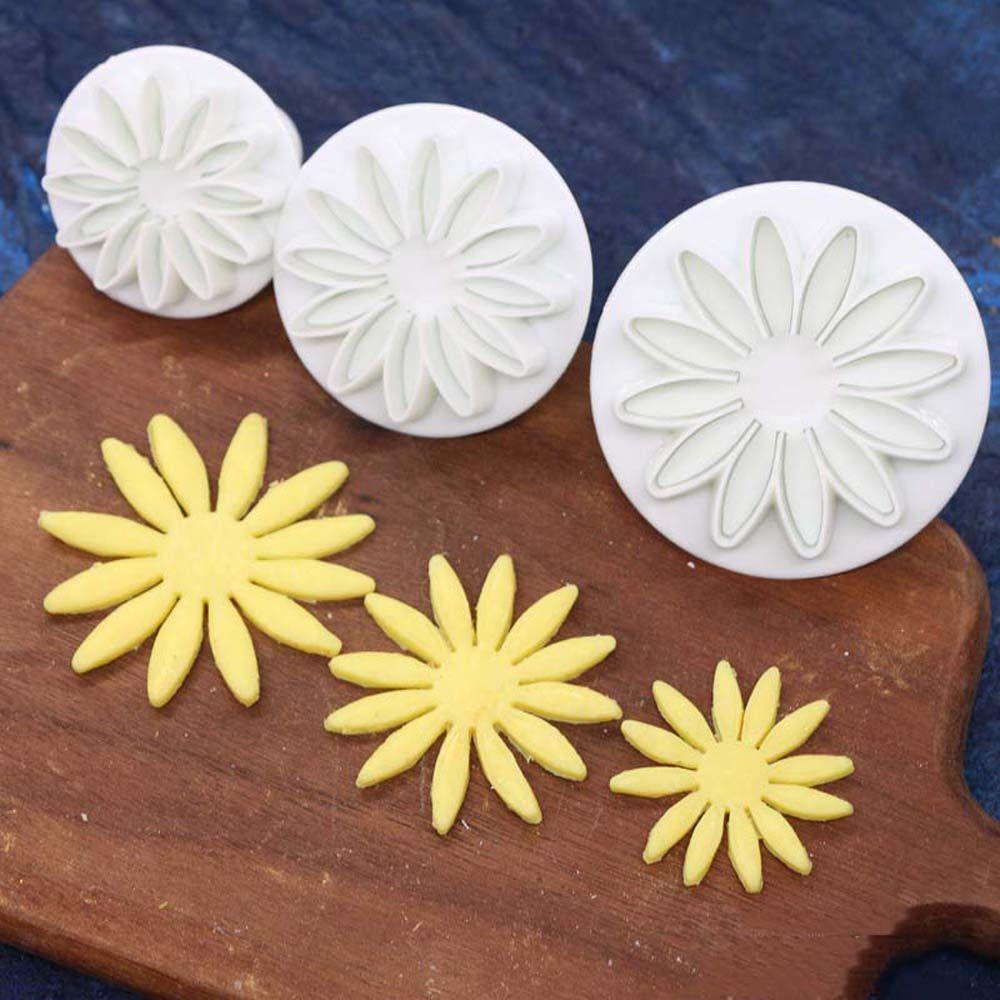 LLOYD Set 3 Khuôn Cắt Tạo Hình Trang Trí Bánh Bằng Nhựa