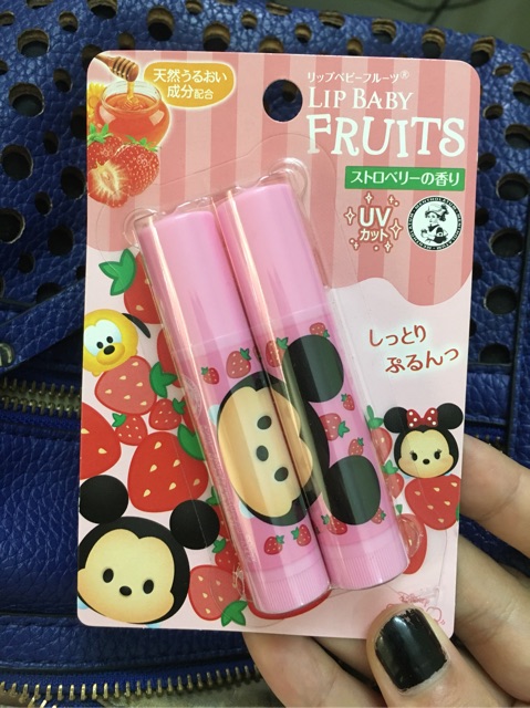 Son dưỡng môi Lip baby Fruits UV (có màu/không màu)