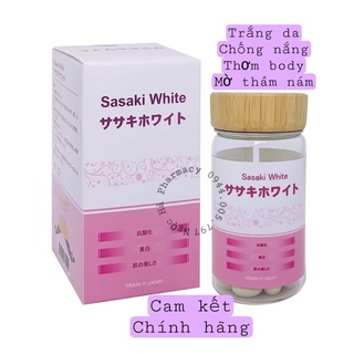 VIÊN UỐNG TRẮNG DA, CHỐNG NẮNG, MỜ NÁM, THƠM BODY SASAKI WHITE