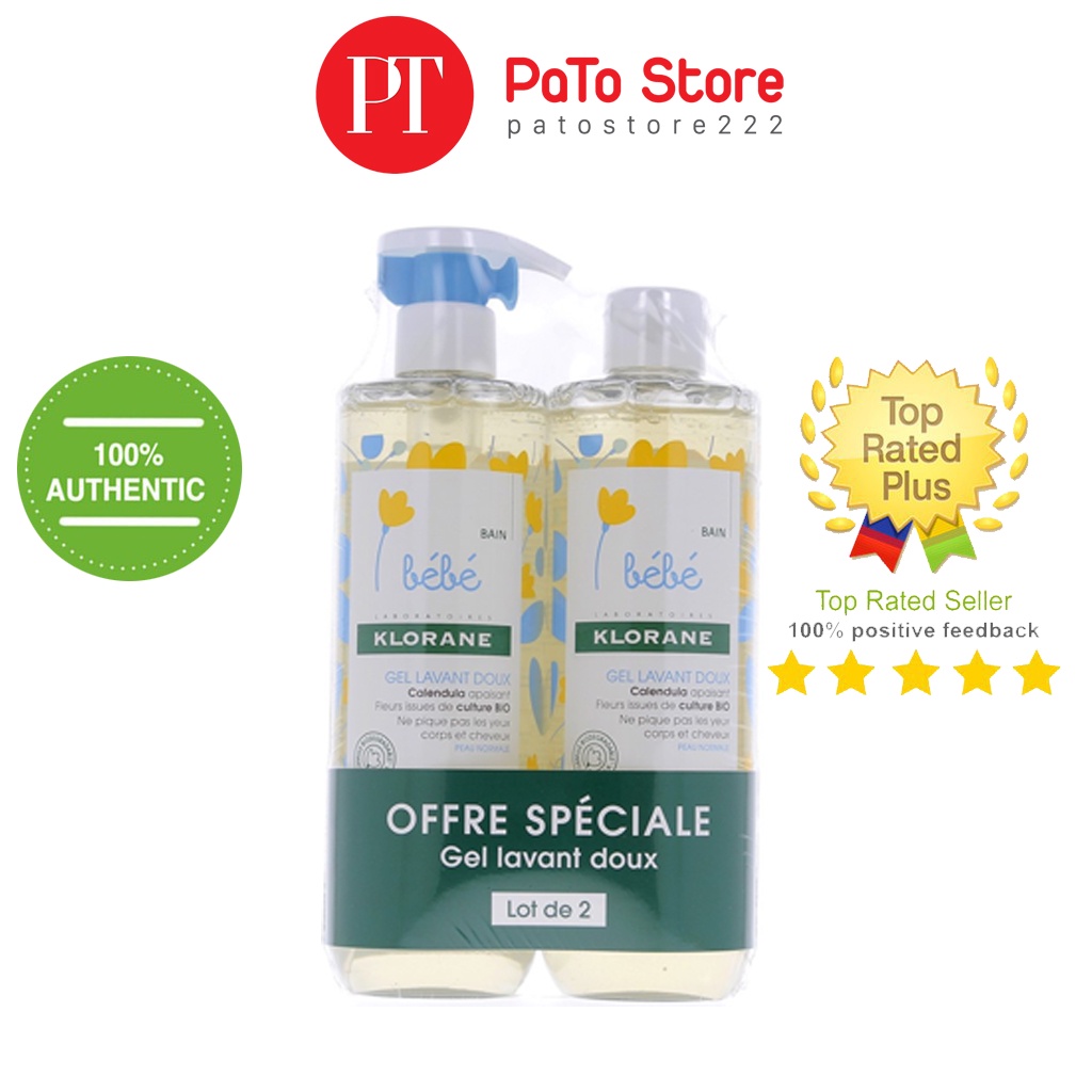 Sữa Tắm Bé Klorane cho bé sơ sinh và bé nhỏ 500ml