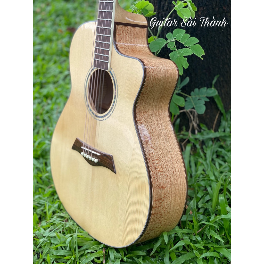 Đàn Guitar Acoustic Custom Mã ST-DC90 Chính Hãng ST.Real Guitar Sài Thành