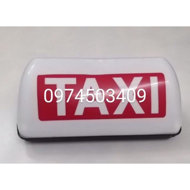 Mào taxi trắng 25cm có đèn