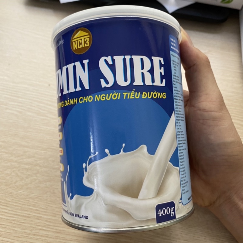 Sữa ăn kiêng sữa bột cho người tiểu đường Dumin Sure hỗ trợ kiểm soát tiểu đường - Hộp 400g