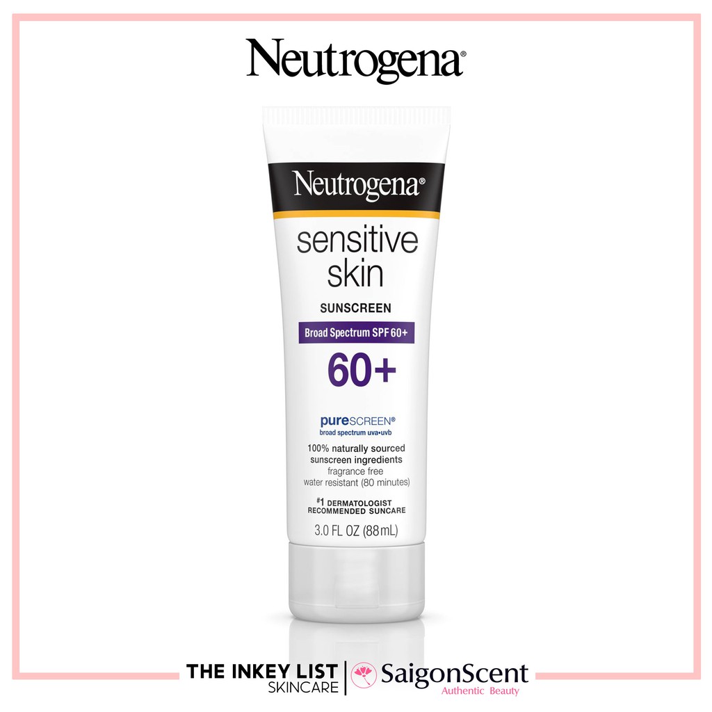 Kem chống nắng Neutrogena Sensitive Skin Sunscreen SPF 60+ ( 88mL )