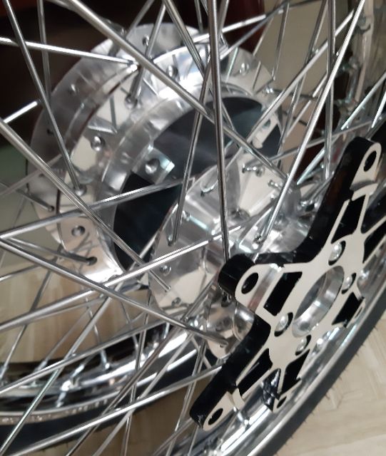 Bánh căm WINNER căm đùm mạ crom niềng union trước 1.4 sau 1.6 full vỏ ruột BLAZETECH như hình gắn như zin